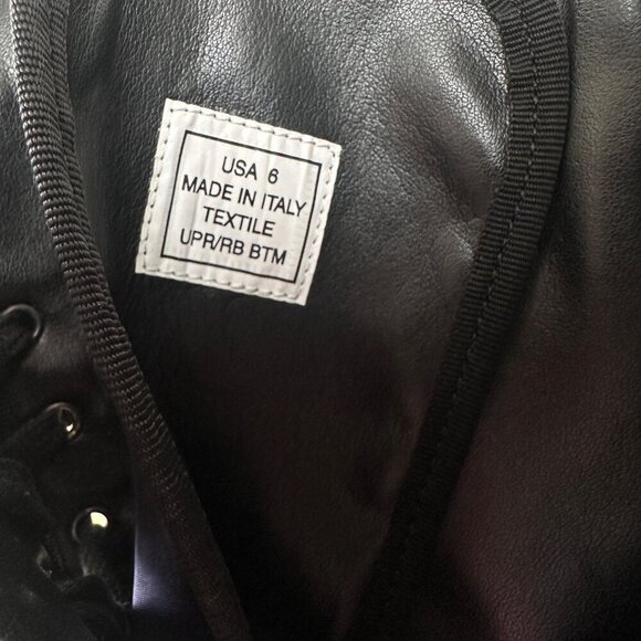 Madison Maison x Palladium Ranger Boot Women Sz 6 Vegan Navy RARE 90's $495 - Picture 14 of 15